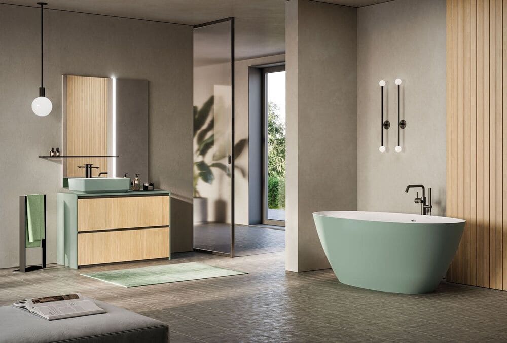 bagni-colorati-moderni Bagni colorati moderni: idee e soluzioni Novellini