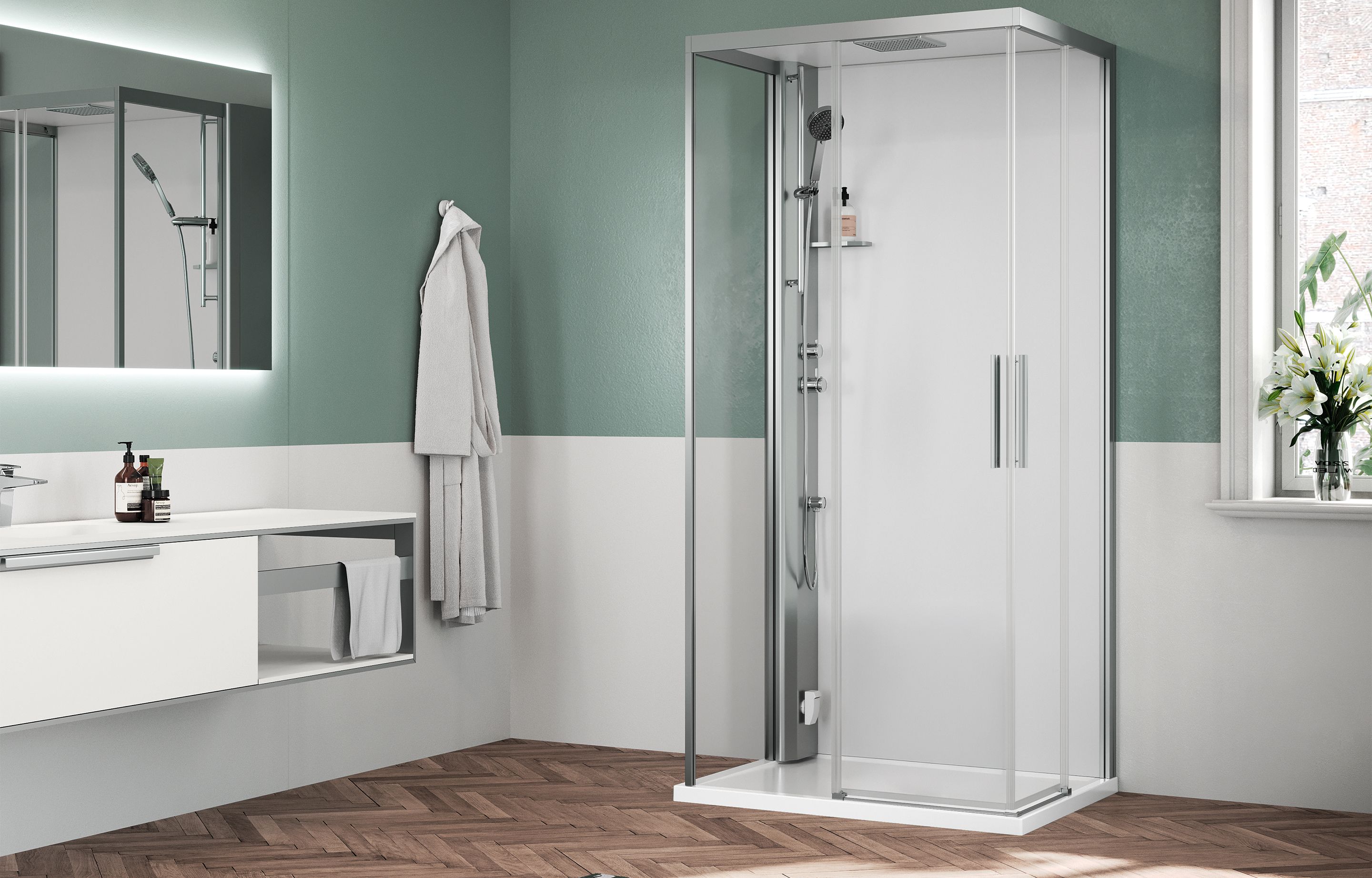 Cabine doccia - Glax 1 A+F