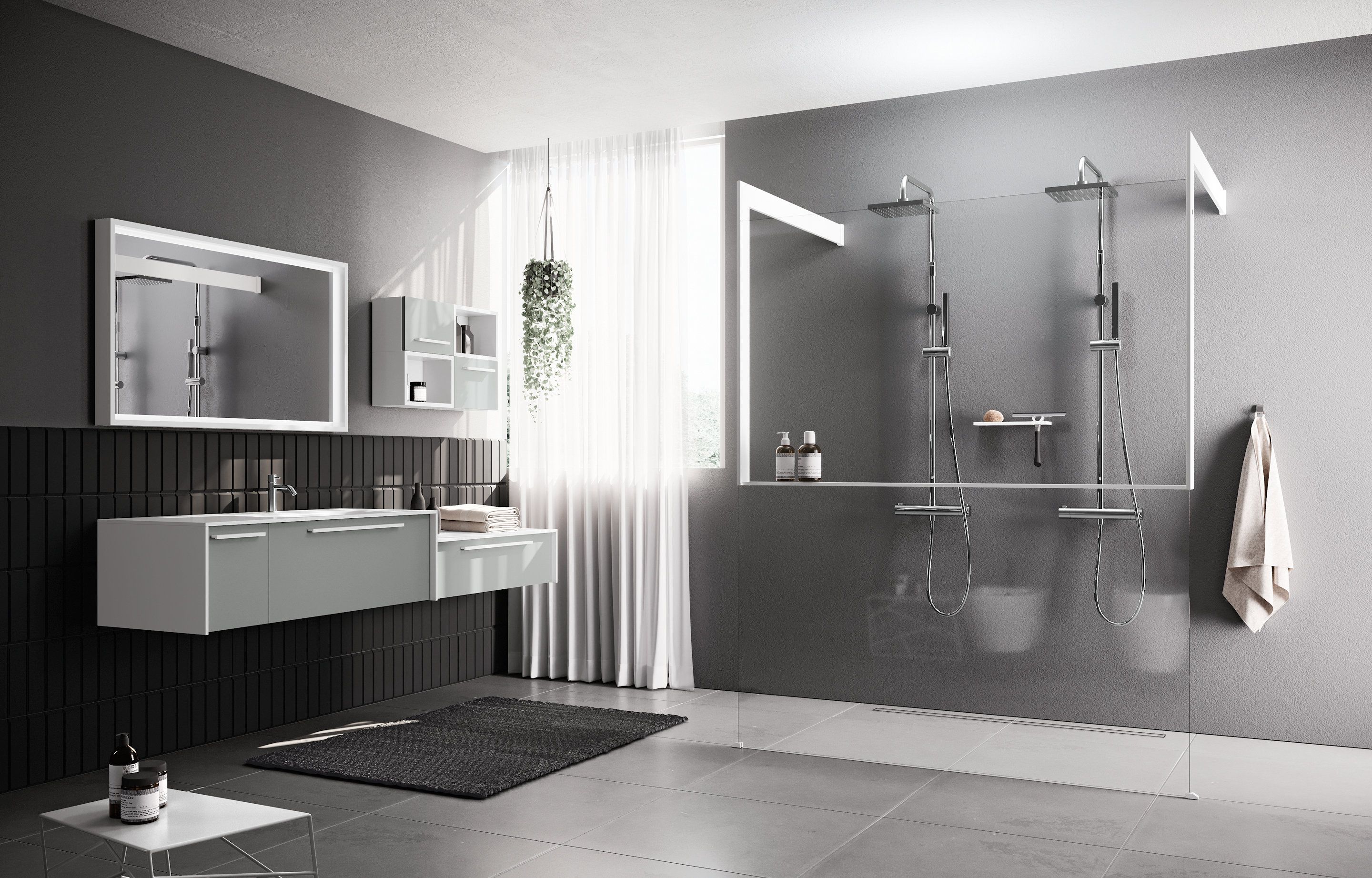 Docce walk-in - Kuadra HF Frame