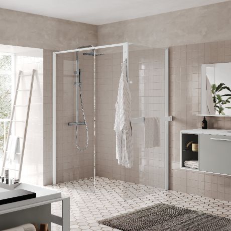 Docce walk-in - Kuadra H+H Frame